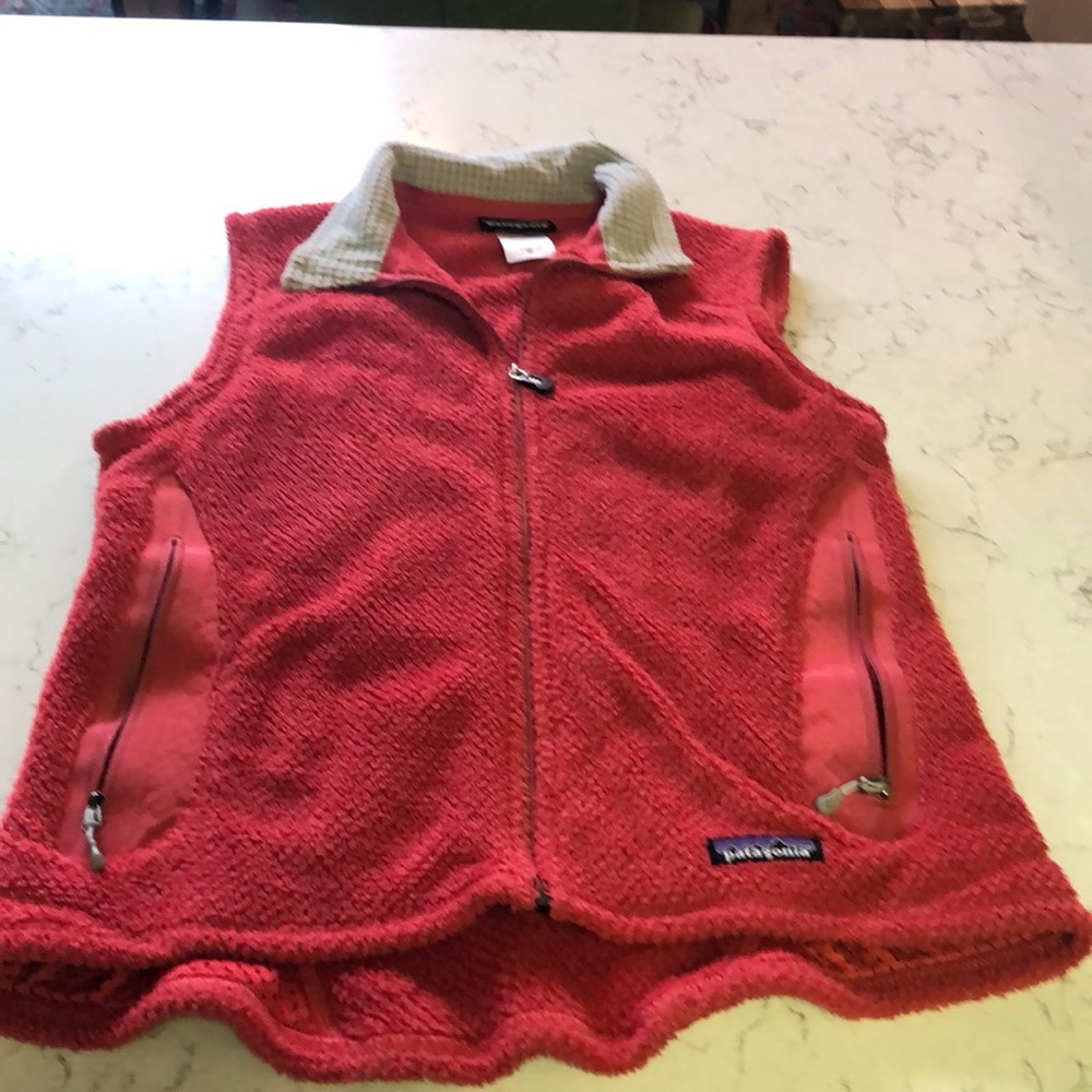 Fun red Patagonia vest